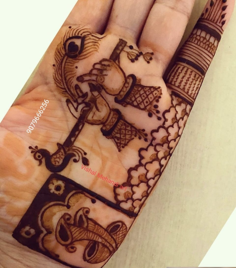 Saloni's world - DIY Sri krishna Janmashtami Inspired Henna Mehndi Tattoo |  Festival Henna by Jyoti Sachdeva.  https://www.youtube.com/watch?v=s1IVlXFyaIM | Facebook